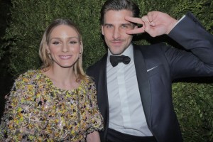 Olivia Palermo and Johannes Huebl Dior Masked Ball Fashion Week Haute Couture Spring 2017