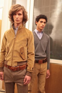 Backstage at Prada Men's Fall 2017