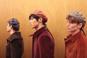Backstage at Prada Men's Fall 2017