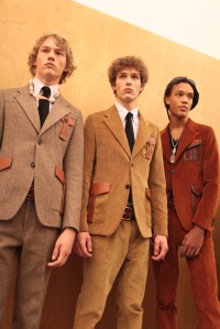 Backstage at Prada Men's Fall 2017