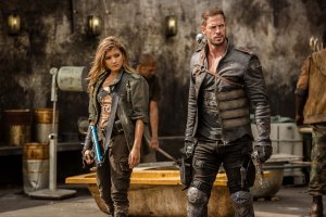 Rola and William Levy in ‘Resident Evil: The Final Chapter.’