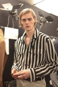 Backstage at Salvatore Ferragamo Men's Fall 2017