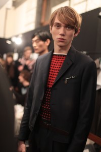 Backstage at Salvatore Ferragamo Men's Fall 2017