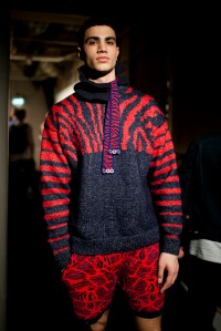 Backstage at Sibling Men's Fall 2017
