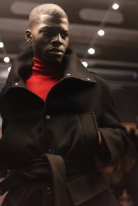 Backstage at Versace Men's Fall 2017