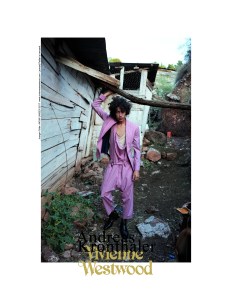 A visual of the Vivienne Westwood spring 2017 advertising campaign