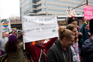 Women's March Trump Protest