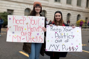 Women's March Trump Protest