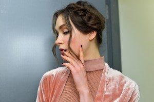 Backstage at Alice + Olivia RTW Fall 2017
