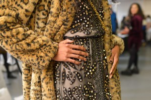 Backstage at Alice + Olivia RTW Fall 2017