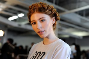 Backstage at Alice + Olivia RTW Fall 2017