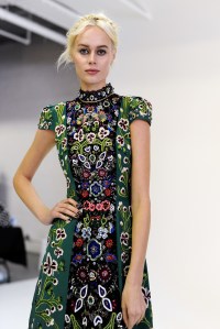 Backstage at Alice + Olivia RTW Fall 2017