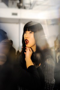Backstage at Alice + Olivia RTW Fall 2017