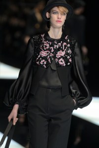 Details at Giorgio Armani RTW Fall 2017