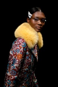 Backstage at Mary Katrantzou RTW Fall 2017