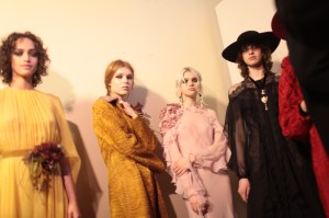 Backstage at Alberta Ferretti RTW Fall 2017