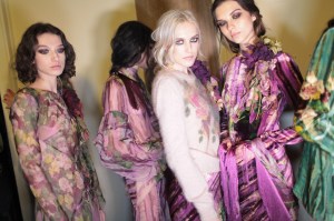 Backstage at Alberta Ferretti RTW Fall 2017