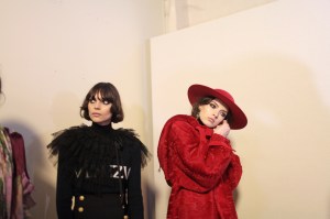 Backstage at Alberta Ferretti RTW Fall 2017
