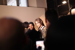 Backstage at Alberta Ferretti RTW Fall 2017