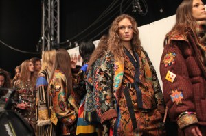 Backstage at Etro RTW Fall 2017