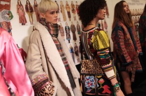 Backstage at Etro RTW Fall 2017