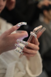 Backstage at Gucci RTW Fall 2017