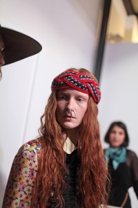Backstage at Gucci RTW Fall 2017