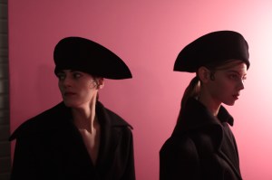 Backstage at Jacquemus RTW Fall 2017