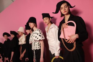 Backstage at Jacquemus RTW Fall 2017