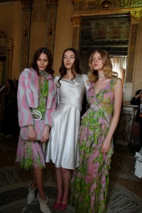 Backstage at Blumarine RTW Fall 2017