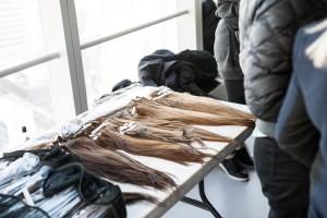 Backstage at Brandon Maxwell RTW Fall 2017