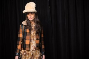 Backstage at Coach RTW Fall 2017