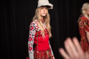 Backstage at Coach RTW Fall 2017