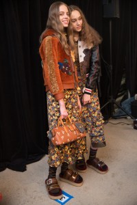 Backstage at Coach RTW Fall 2017