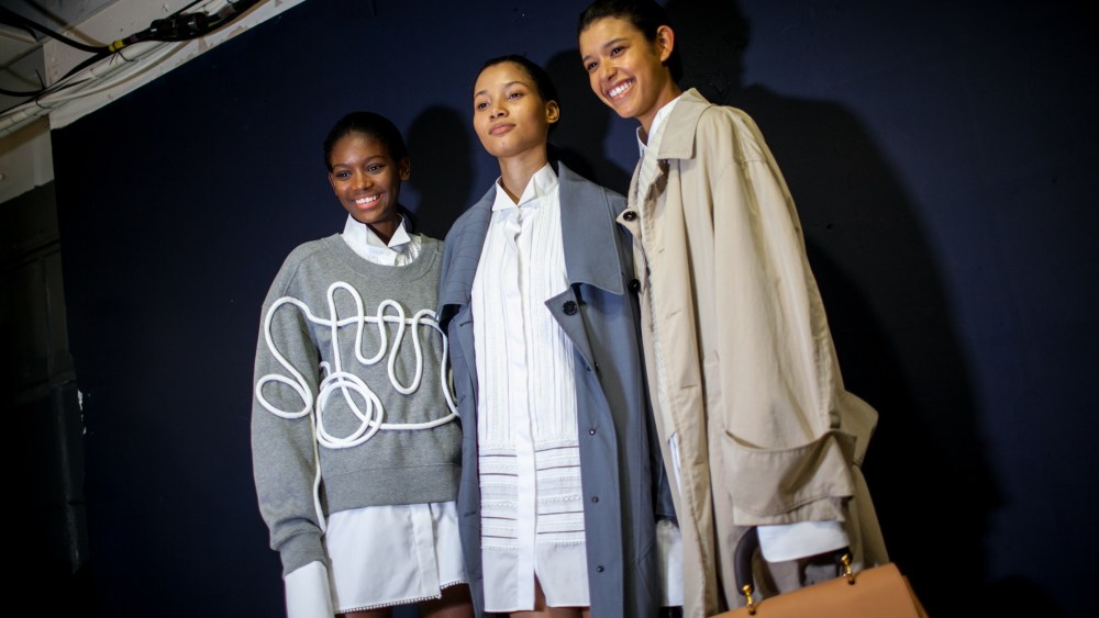 Backstage Burberry RTW Fall 2017