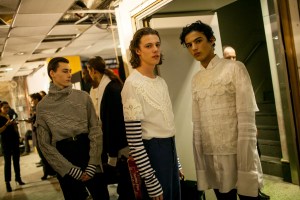 Backstage Burberry RTW Fall 2017