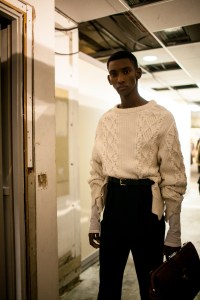 Backstage Burberry RTW Fall 2017