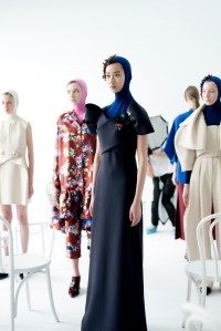 Backstage at Delpozo RTW Fall 2017