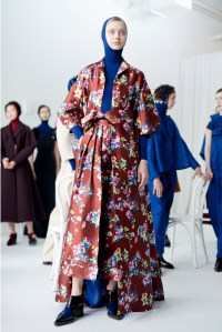Backstage at Delpozo RTW Fall 2017