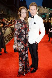 Hannah Bagshawe and Eddie Redmayne 2017 BAFTA Film Awards