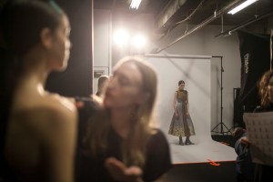Backstage at Erdem RTW Fall 2017