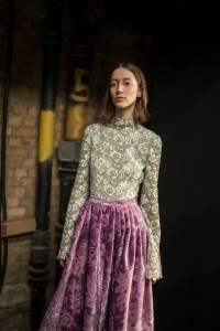 Backstage at Erdem RTW Fall 2017