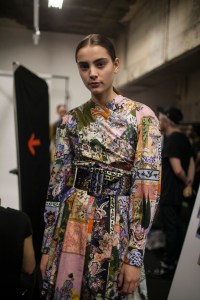 Backstage at Erdem RTW Fall 2017