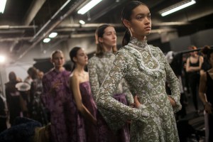 Backstage at Erdem RTW Fall 2017