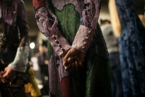Backstage at Erdem RTW Fall 2017