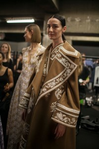 Backstage at Erdem RTW Fall 2017