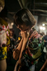 Backstage at Erdem RTW Fall 2017