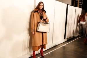 Backstage at Fendi RTW Fall 2017
