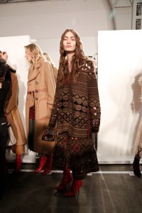 Backstage at Fendi RTW Fall 2017