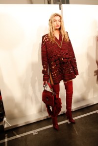 Backstage at Fendi RTW Fall 2017